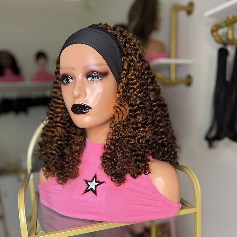 14inches Pixel Curls Hair Band Wig